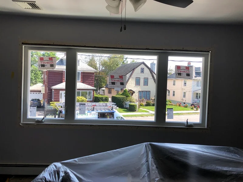Old window removed
